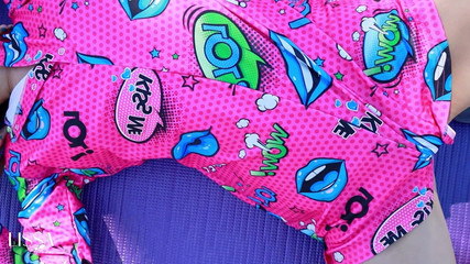 Lissa Brown: Eu mergulho com meu pijama e meias