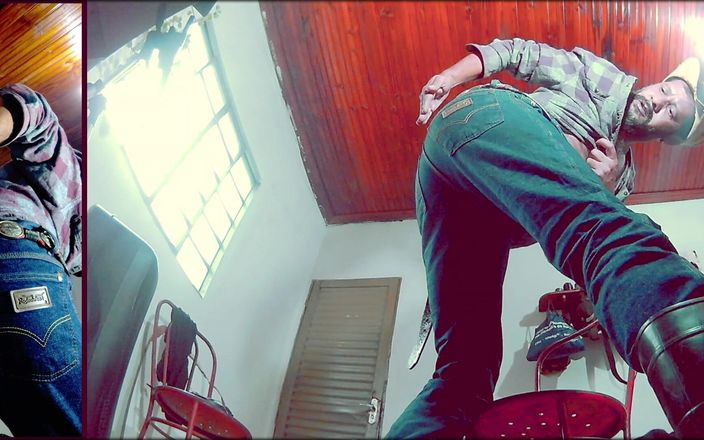 Stink HairyMale: Boşal! Kot pantolon fetişi