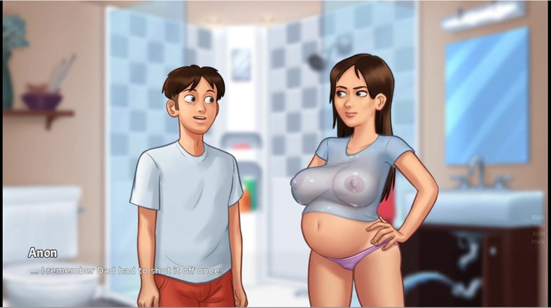 XXX Games Bunk: Summertime Saga - Gameplay - Roleplay - Wet Shirt Pregnant Teen and Teen's...