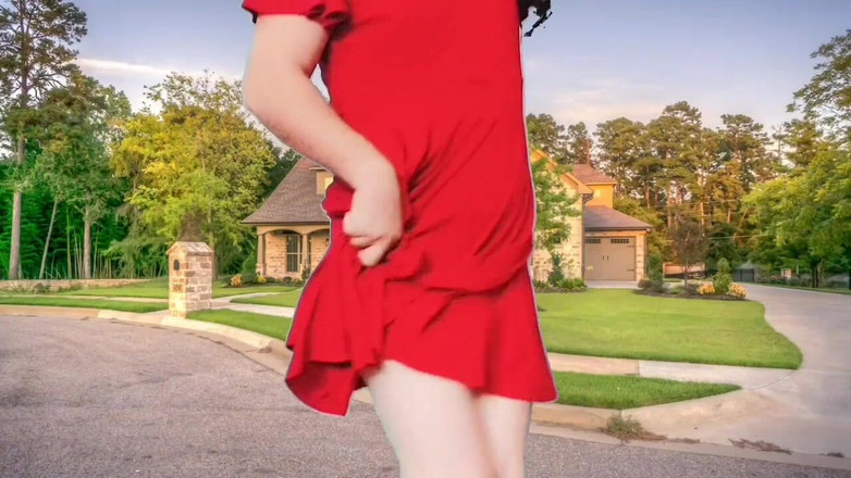 Kitty_Cross: Nudez. Quente Ladyboy Transsexual sexy dançando em frente dos vizinhos