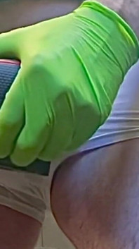 Watch This Sander Vibrate His Cock to Orgasium