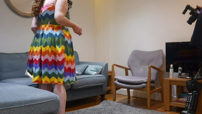 Cheeky UK girls: Juliet tóc đỏ da đen pov