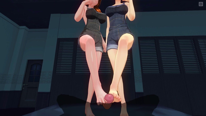 H3DC: 3D hentai punto di vista due sorellastre rosse ti masturbano...