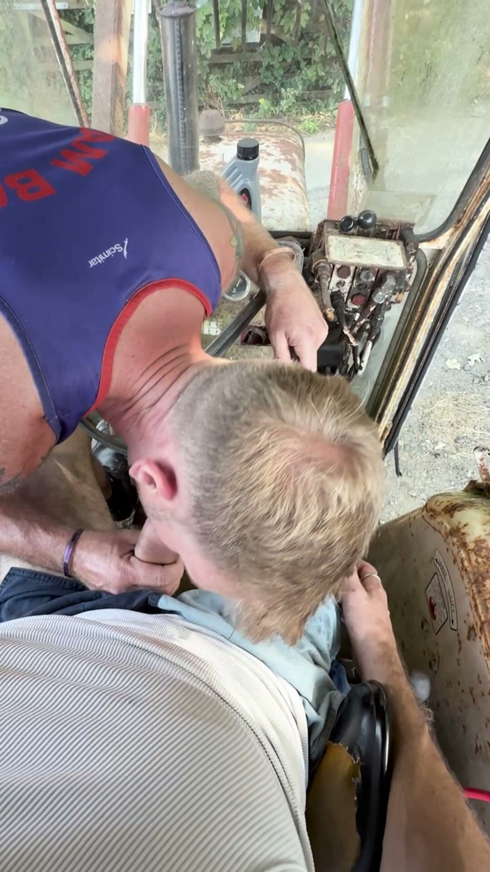 Farmer Sam: Farmer Gets Fucked by His Coworker
