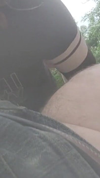 Blowjob by the River