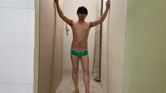 Great J: Azjatycki chłopak seksowny taniec z gorącą ręczną robotą i creampie...