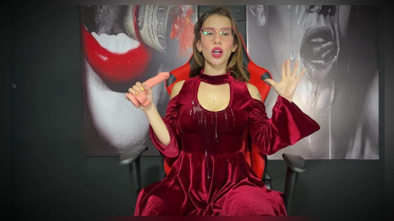 Katty Blake: JOI Hardcore Deep Blowjob, Tinju Dan Masturbasi - Kattyblake