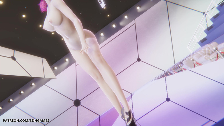 3D-Hentai Games: Mmd mamamoo - si seksi evelynn lagi asik ngocok sambil bugil-...
