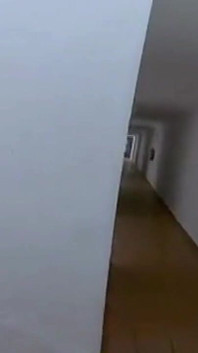 In the Hotel Corridor