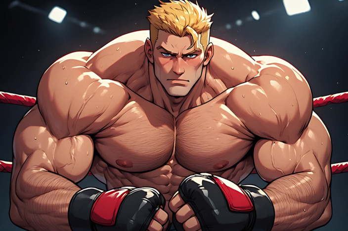 Erotic Man: Ken Masters Naked Fighter (ai)