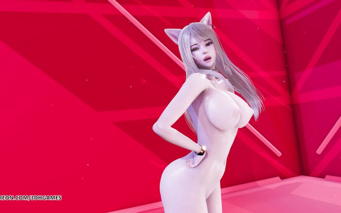 3D-Hentai Games: [MMD] Sistar - alleen Ahri sexy naakte danscompetitie van legendes KDA