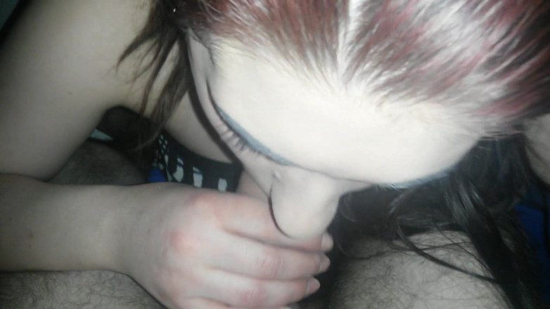 Caralia Deluxe: Redhead gives me a hot blowjob POV