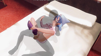 H3DC: 3D HENTAI Styvsyster i pyjamas får creampie i fitta