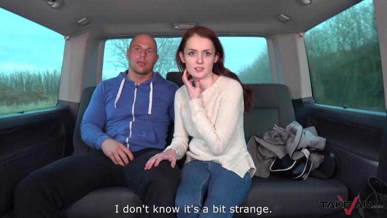 Take Van: Crazy ginger slut thinks that she will direct the fuck...