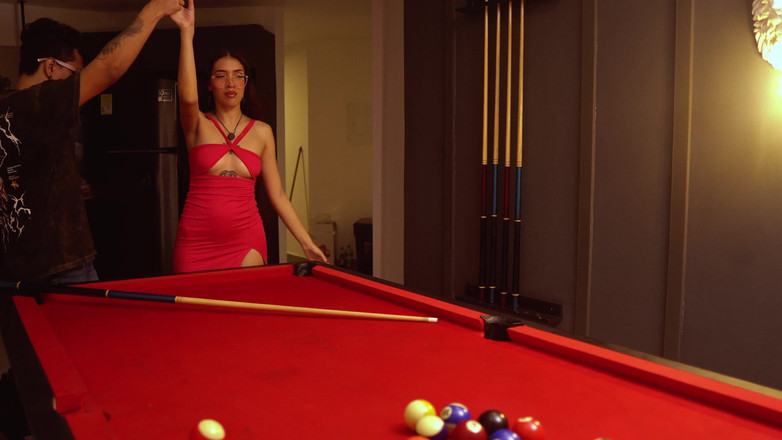 Mvstery Guy: A Slut Approaches Me While I Play Pool, We Fuck...