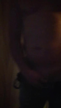 Sexy Naked Man Caresses Himself.