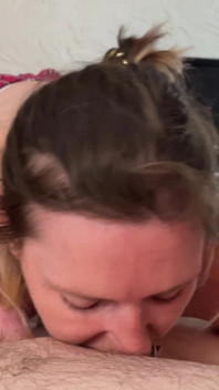 POV Blowjob From MILF in Naughty Schoolgirl Outfit