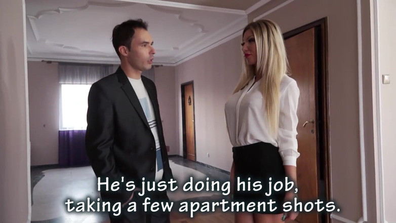 MyGonzoTV: Rebeca Cerrera gets tricked into a threesome by a fake...