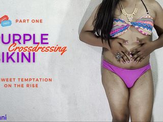 Shruteerani: Purple Bikini Część 1 - Crossdressing przez indyjską maminsynek