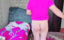 Ladyboy Kitty: Self Ass spanking White Booty Ladyboy Big Butt het Shemale