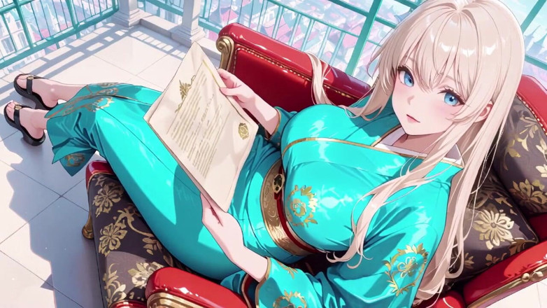 Tay Swift X: Blondă într-un kimono verde! Terasă leneșă de lectură, design în afara umărului...