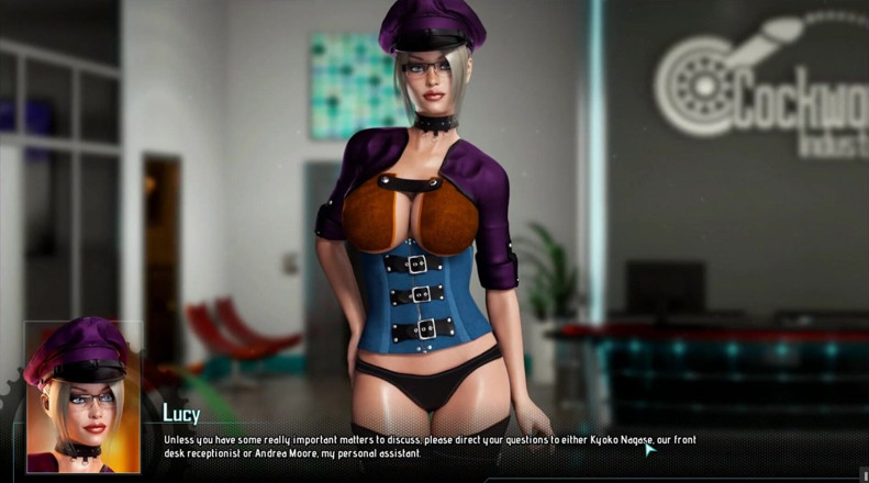 Cumming Gaming: Cockwork industries [hentai sfm game] ep.1 punk girl with pink hair...