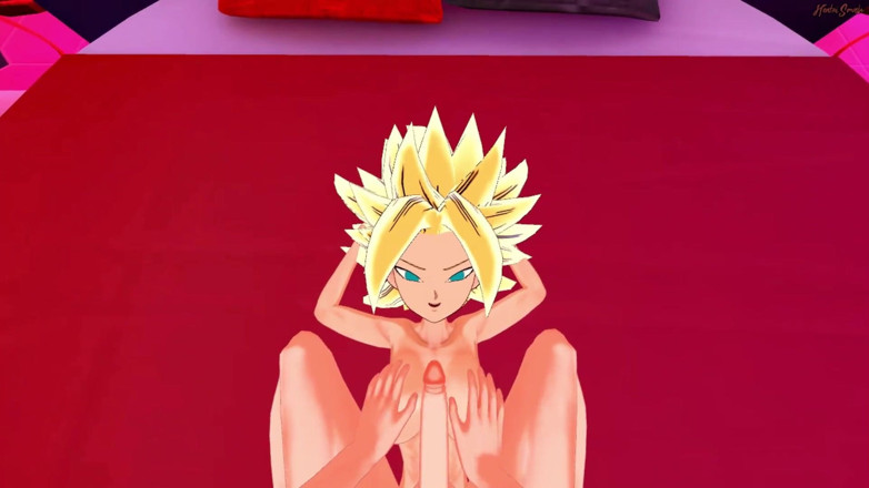 Hentai Smash: POV jebanie Caulifla, aż zamienia Super Saiyan - Dragon Ball Hentai