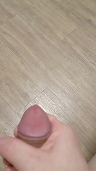 Cumming on the Floor in Slow Motion
