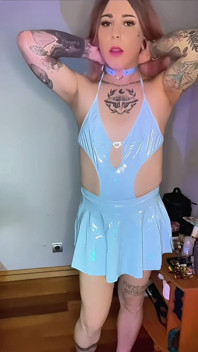 Fată Trans Superbă Emma Ink Se Masturbează