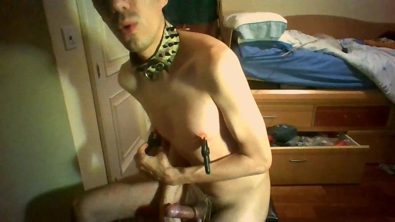 Slave Sparrow: Bordando con una Ballcrushing (sessione webcam)