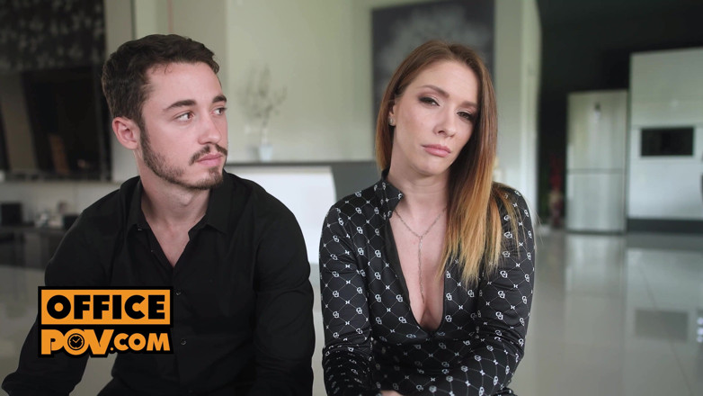 OfficePOV: POV - Threeway Cum Whore Sata Jones Loves DP