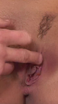 Skinny Brunette Alexa Sucks and Gets Fucked and Then Gets Showered with Cum