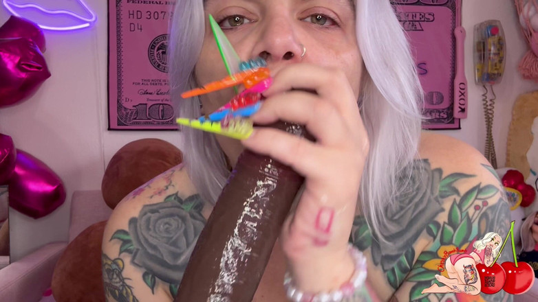 CherryBombBomb: Schlampige tiefe kehle spucke, fetisch-Asmr-session