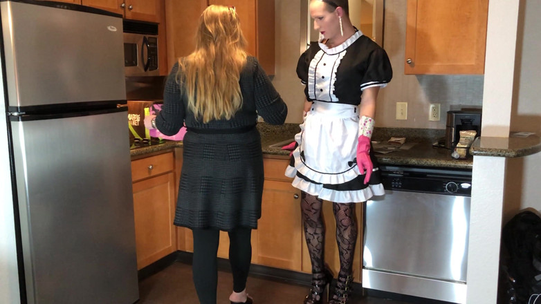 Sissy Bailey Wilde: Crossdressing in Order to Be Hired for Maid Position (full Movie)
