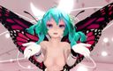 Smixix: Miku hentai dance Spogliarsi creampie MMD 3D farfalla scuotilo MMD 3d emerald...