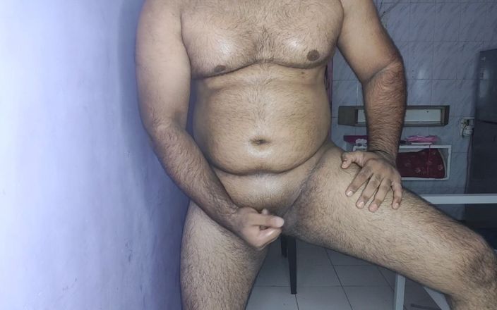 The Greek God: Beefy harige gespierde man cumshot video