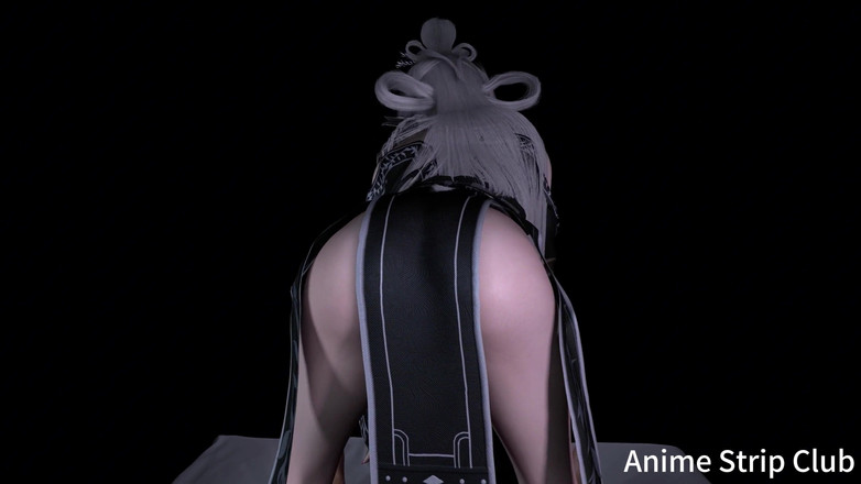 Anime strip club: 3D 4k 日本动漫超级模特与大鸡巴陌生人出轨