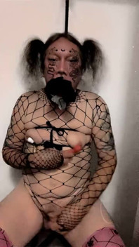 Sexy Trans Woman Getting Red Hot Masturbating
