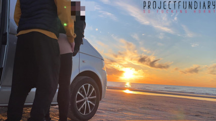 Projectsexdiary: pôr do sol sexo na praia em leggings de ioga