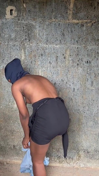 Pretty Teen Girl Fucked Outdoor in Nigeria for the First Time