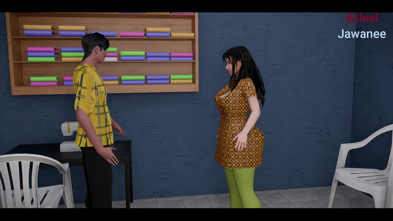 Asleel jawanee: Taylor Fukuda laisse une jeune fille dans son magasin