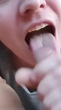 Blowing a Guy in His Car Till He Cums - Prettyboi2000x