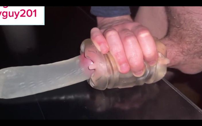 Bigbadfriendlyguy: Guy Moaning While Fucking Fleshlight with Dirty Talk Until Huge...