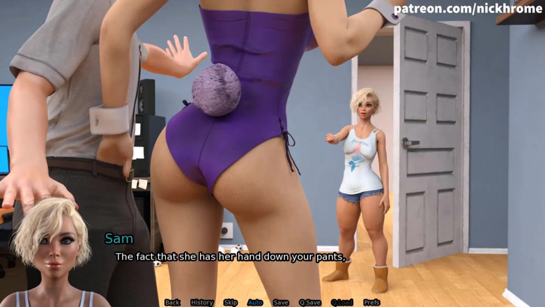 Visual Novels: SexBot 68 - chicas chorros en el gimnasio