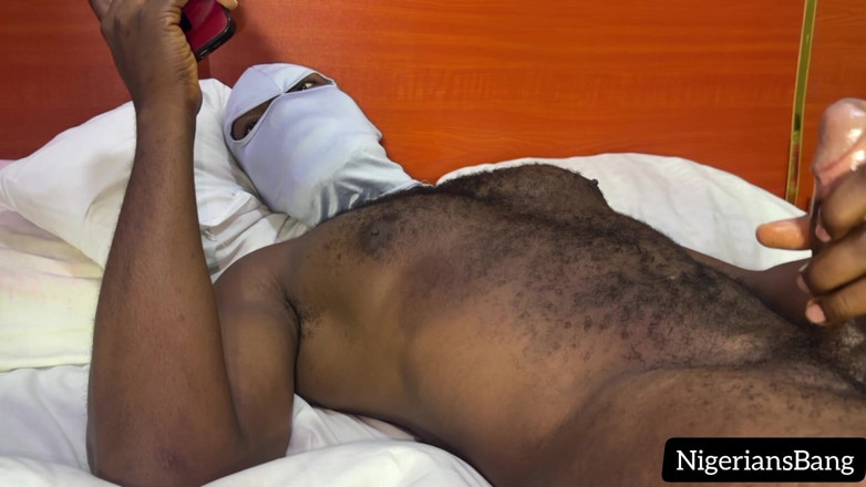 NigeriansBang G XXX: I Got Home Horny and Masturbate My BBC