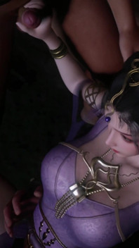 Cewek asia 3d dengan gaun seksi di-gangbang untuk pertama kalinya