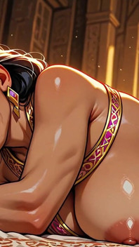 Wanita India Jasmine Ai Art