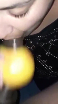 Bbbwbootyful gibt BBC Nata4sex blowjob mit grapefruit