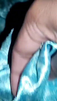 81 Satin Handjob - Cum on Satin Silky Green Print Saree of Neighbor Stepaunty