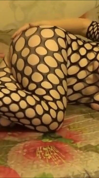 Evening in a fishnet stocking